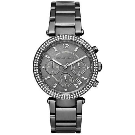 michael michael kors women's parker gunmetal stainless steel watch mk6265|Michael Kors Michael Kors Parker Wristwatches for sale .